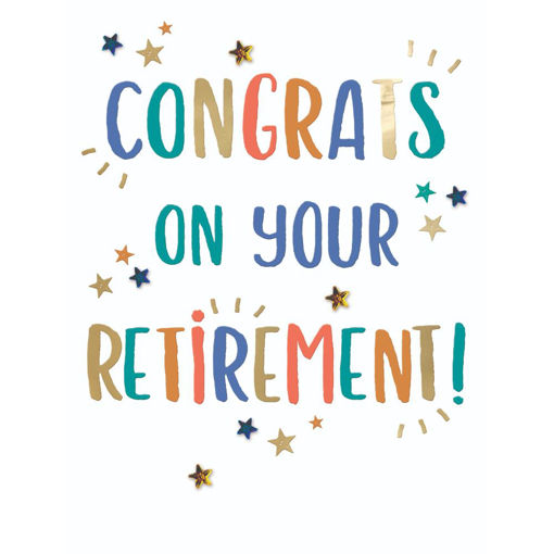 Picture of CONGRATS ON YOUR RETIREMENT LARGE CARD